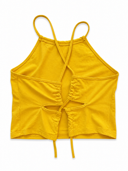 Crop Top Jaune - Shein taille S