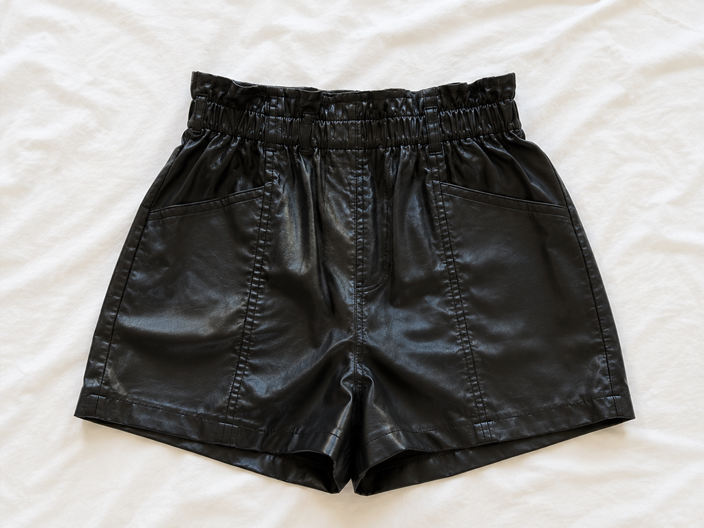 Short simili cuir noir - Pimkie taille 36